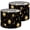 Color 3, variant on Linen Drum Lamp Shades Celestial Golden Moons Stars Clouds Dark 13" x 13" x 10" Lampshade for Table Lamps Floor Lamps Lamp Shade Replacement Easy Assembly Required