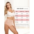 thumbnail image 4 of Women's Cotton Underwear High Waisted 4 Pack, Breathable Panties for Ladies, Soft Full Coverage Multipacks Briefs, 4 of 6