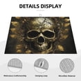 thumbnail image 3 of Vsdgher Vintage Gold Leaf Skull Dish Drying Mat Super Absorbent Drying Mat Large Dish Drying Mats for Kitchen Counter Kitchen Drying Mat 24" x 18", 3 of 7