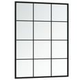thumbnail image 3 of vidaXL Window Mirror Wall Mirror Decorative Hall Mirror for Bathroom Metal, 3 of 19