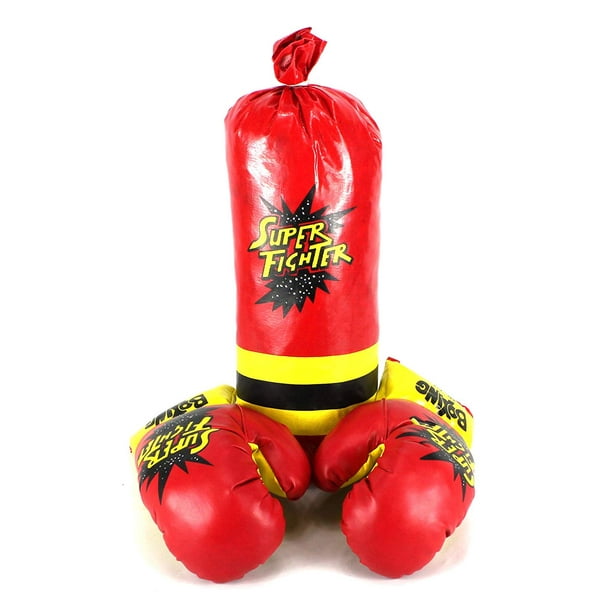 Fighter Children's Pretend Play Toy Boxing Set with Stuffed Punching