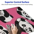 thumbnail image 3 of Heduofu Laptop Mouse Pad Kawaii Panda Cartoon Pink Desk Mat with Stitched Edges Non-Slip Large Keyboard Rubber Writing Table Mat for Office Home 31.5x11.8 in, 3 of 6