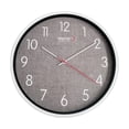 thumbnail image 1 of Reloj De Pared Análogo Steiner 30 Cm Fondo Diseño Tejido Gris, 1 of 4