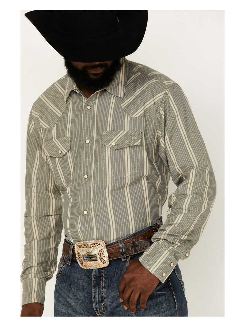 K*i様 RRL EMBROIDERY STRIPED WESTERN SNAP Vintage Wrangler Striped