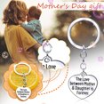 thumbnail image 2 of Outfmvch Bogg Bag Accessories Home Decor Mother Daughter Gift Keyring Keychain Mum Keyring Daughter Key Ring Mother's Day Room Decor SILver, 2 of 4