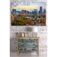 thumbnail image 3 of Portland, Oregon, Skyline and Mount Hood (36x54 Giclee Gallery Art Print, Vivid Textured Wall Decor), 3 of 3