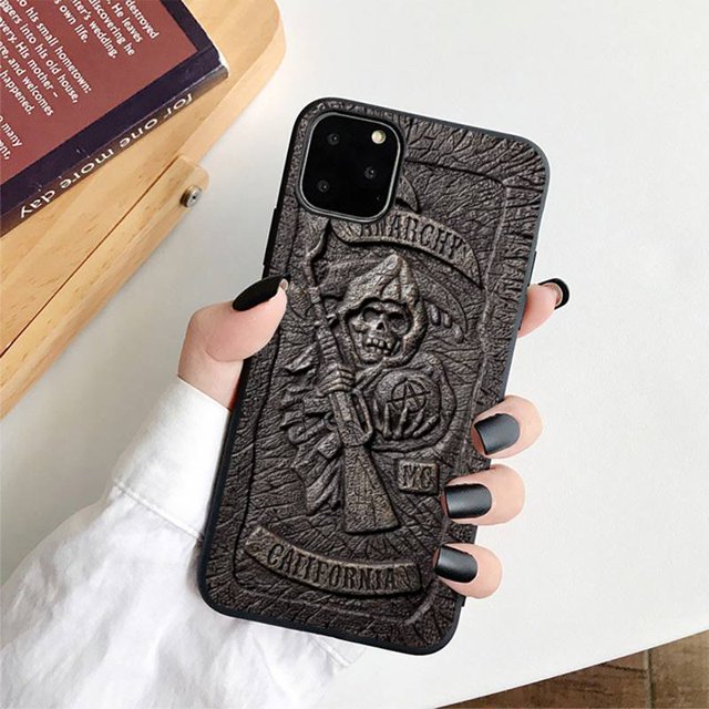 Funda de teléfono American TV Sons of Anarchy, para iphone 13, 8, 7, 6, 6S Plus, X, 5S, SE, 2020, XR, 11, 12 pro, XS MAX Fivean unisex