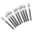 thumbnail image 2 of 10Pcs Metal Drum Tight Screw Percussion Mounts Universal Drums Accessories Easily to Install Durable Drum Kits Screws Drum Tension Rods 6mmx90mm, 2 of 10