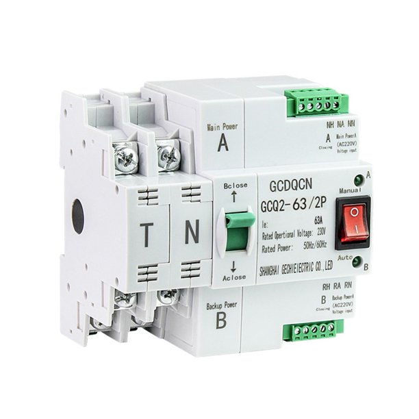 BAMILL 2P 63A Dual Power Automatic Transfer Switch For Generator