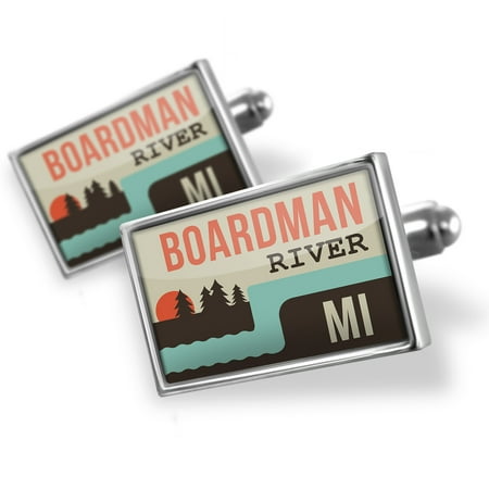 - Cufflinks USA Rivers Boardman River - Michigan - NEONBLOND