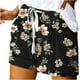 thumbnail image 1 of Mujeres Pantalones Cortos Casual Cordón Vendaje Estampado Cintura Elástica con Bolsillos, Sueltos Y Cómodos Pantalones Cortos de Verano para Mujeres, 1 of 7