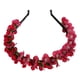 thumbnail image 2 of KAKOWELY Diadema de flores para mujer, elegante diadema floral, diadema de boda con temática playera, 2 of 4