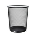 thumbnail image 2 of Deal Countdown! Waste Paper Dustbin Black Wire Heavy Duty Paper Bucket for Home Bureau A Wastepaper Set Other Cleaning Supplies Practical Home Decor 10.2" X 9.1" X 7.3" Happy 2026!, 2 of 6