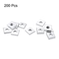 thumbnail image 2 of Unique Bargains Square Nuts, M3x6mmx2mm Zinc-Plated Metric Coarse Thread Assortment Kit, 200pcs, 2 of 5