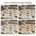thumbnail image 7 of ODIKA 3'x5' Washable Accent Rug Minimalist Lines With Scattered Modern Brush Motif Abstract Geometry Style for Bedside, Nursery Room, Pet Friendly & Non-Shedding, 7 of 7