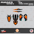 thumbnail image 3 of Kalair GFX Graphics Kit for KTM Enduro 2-Stroke 125 XC, 250 XC and 300 XC (2019-2022) Rugged Series, 3 of 5