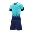 thumbnail image 4 of Xudanell Active Boys Short Sets 2 Piece Performance Crewneck Short Sleeve T-Shirt Shorts Boys Athletic Sets (W, 3-4 Years), 4 of 4