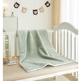 thumbnail image 2 of Parent's Choice Faux Fur Blanket, Green, 30" x 40", 2 of 8