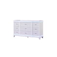 thumbnail image 5 of Modern Style 9-Drawer Dresser Made with Wood in White, 5 of 7