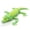 Grass Green Gradient, variant on 3D Printed Lizard Mini Animal Figurines Lifelike Habitat Decoration for Reptile Tank