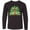 AB-Black, variant on Inktastic Alaska Moose and Trees Long Sleeve Youth T-Shirt