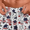 thumbnail image 6 of Xuniizn Mens Shorts USA Flag 250th Anniversary Festival Printed Shorts 4th of July Independence Day Casual Holiday Shorts, S-2XL, 6 of 6