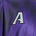 thumbnail image 6 of Men's Authmade x NBA Purple Los Angeles Lakers Soccer Kit Fashion Jersey, 6 of 7