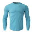 thumbnail image 5 of Gephdiin Compression Shirt Men Workout Shirts for Men Fitness Sports Quick Frying Long Sleeve T Shirt Tight Elastic Bottoming Top Mens Shirts Mens T-Shirts Polyester B 3Xl, 5 of 6