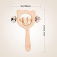 thumbnail image 3 of Mordedor de de Grado Alimenticio, Sonajeros para Bebés, Juguetes Montessori, de para Recién Nacidos, de Dentición para Niño Estilo 1 Sunnimix Juguete sonajeros de madera, 3 of 6