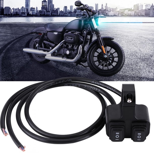 CNC Aleacio de Aluminio Motocicleta Manillar Montaje Faro Proyector Doble Interruptor Operación Conveniente para la Mayoría de Las Motocletas