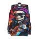 thumbnail image 2 of Disketp Rock Skull Singer Mochila Escolar de Gran Capacidad y Peso Ligero, Mochila de Viaje Ideal para Escuela, Trabajo y Uso Diario, Cómoda y con Estilo, 2 of 8