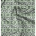 thumbnail image 1 of Soimoi Green Poly Georgette Fabric Leopard Animal Skin Print Fabric by the Yard 42 Inch Wide, 1 of 6