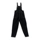 thumbnail image 2 of Pantalones de figura de mujer a escala 1:6, overoles de mezclilla, accesorios de cosplay, decoración de muñecas, pantalones en miniatura para figuras negro, 2 of 10
