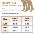 thumbnail image 6 of 3 Pairs Medical Sport Compression Socks - 15-20mmhg Graduated Knee-High Support for Men & Women, Ideal for Soccer, Running, and Nurses, 6 of 6