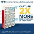 thumbnail image 4 of Filtrete 20x20x4 Air Filter, MPR 1000, MERV 11, Allergen Defense 12-Month Deep Pleated 4-Inch Air Filters, 2 Filters, 4 of 9