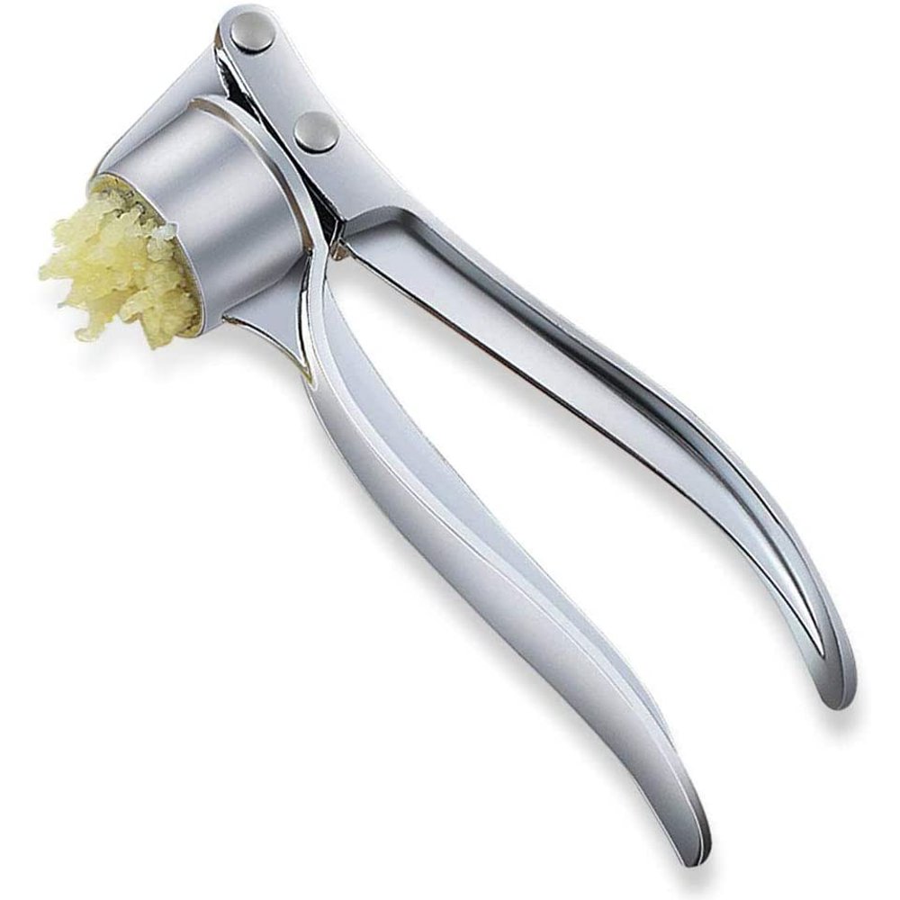 Garlic Press Mincer Ginger Crusher Peeler Squeezer Heavy Duty Metal