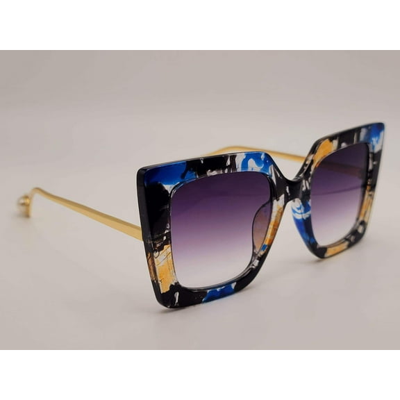 Fashion Big Square Women Luxury Sunglasses Vintage