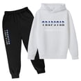 thumbnail image 2 of Trapstar Ensembles de Chandails à Capuchon pour Enfants, Chandails Graphiques à Manches Longues pour Garçons et Filles, Coupe Ample, Chandails Trapstar Style Rue à Enfiler + Pantalons de Survêtement, Ensemble pour Enfants de 2 Pcs, Ensembles de Chandails Classiques (Blanc, 110), 2 of 4