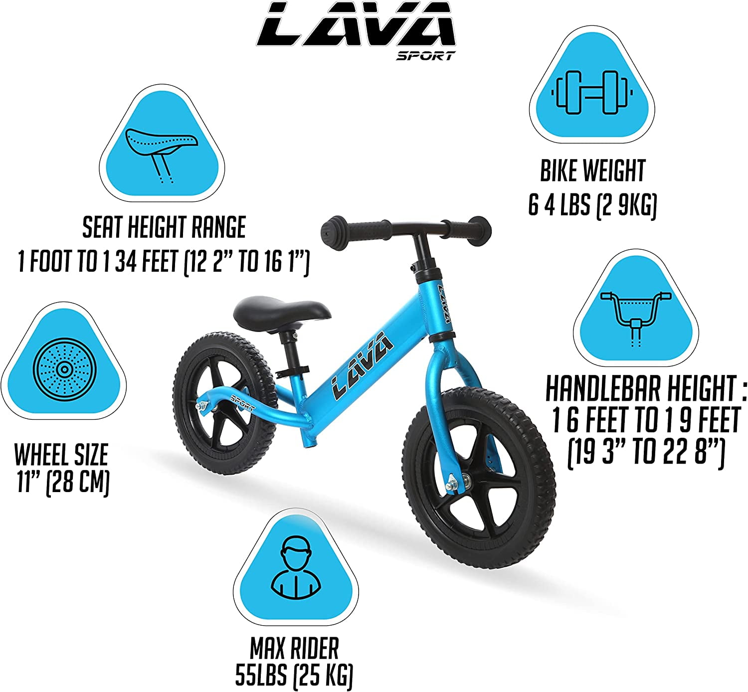 Banana Bike Lava Sport | Lava Sport Balance Bike-Lightweight Aluminium Toddler