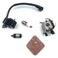 thumbnail image 3 of Carburateur à Bobine d'Allumage pour FS38 FS45 FS46 FS55 FS55R HL45 KM55 Carb Kit, 3 of 8
