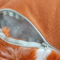 thumbnail image 5 of Home Soft Things Jaquard Faux Fur Bedrest Pillow - Burnt Orange - 20" x 18" x 17", 5 of 8