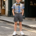 thumbnail image 5 of LvhaoGJOB Little Kids Boys 2-Piece Outfit Set - Multi-Pocket, 5 of 7