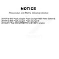 thumbnail image 2 of Transit Auto Front Disc Brake Rotors and Semi-Metallic Pads Kit for Car Fiat 500 K8F-100629, 2 of 11