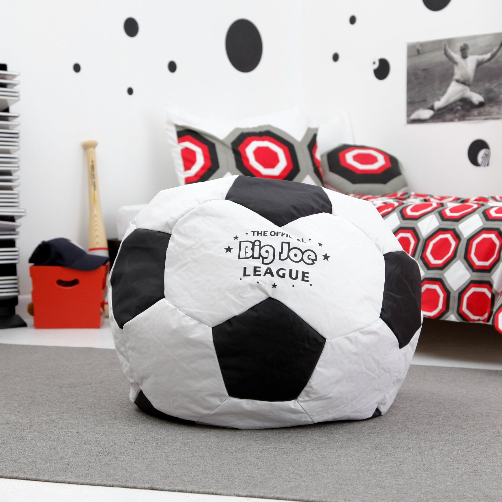 big joe soccer ball bean bag