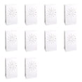 thumbnail image 2 of 10 Pack Hollow Paper Luminaria Bags 10x6 Inch, Christmas Thanksgiving Halloween Cutout Candle Bags for Pathway Yard Walkway Holiday Wedding Decor, 2 of 6