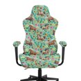 thumbnail image 2 of HELLHERO Horse Stretchable Gaming Chair Covers Slipcover Set for Shop Office, Armrest Protection Anti-Scratch Protection 4 Pack Gaming Chair Seat Cover with Armchair Slipcovers, 2 of 10