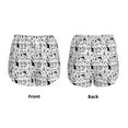 thumbnail image 3 of Fotbe black and white dogs Pattern Womens High Waist Running Shorts Athletic Workout Quick Dry Shorts for Women with Pockets Gym Yoga Summer Shorts-XX-Large, 3 of 7