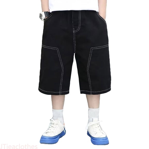 JTieaclothes Boys Kids Cargo Shorts Youth Boy's Casual Stretch Shorts Outdoor Cargo Bottoms,Boys Pants Sizes 4-5 Years