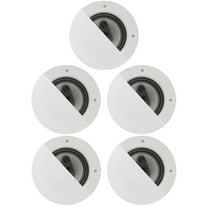 Acoustic Audio CSic64 Frameless 6.5" In Ceiling 5 Speaker Set 3 Way Home Theater Speakers