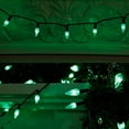 thumbnail image 4 of Twinkle Star C6 Christmas Decorations String Lights, Fairy Lights with 29V Safe Adaptor, Christmas Lights, 100 LED Bulbs, Green, 33’, 4 of 7